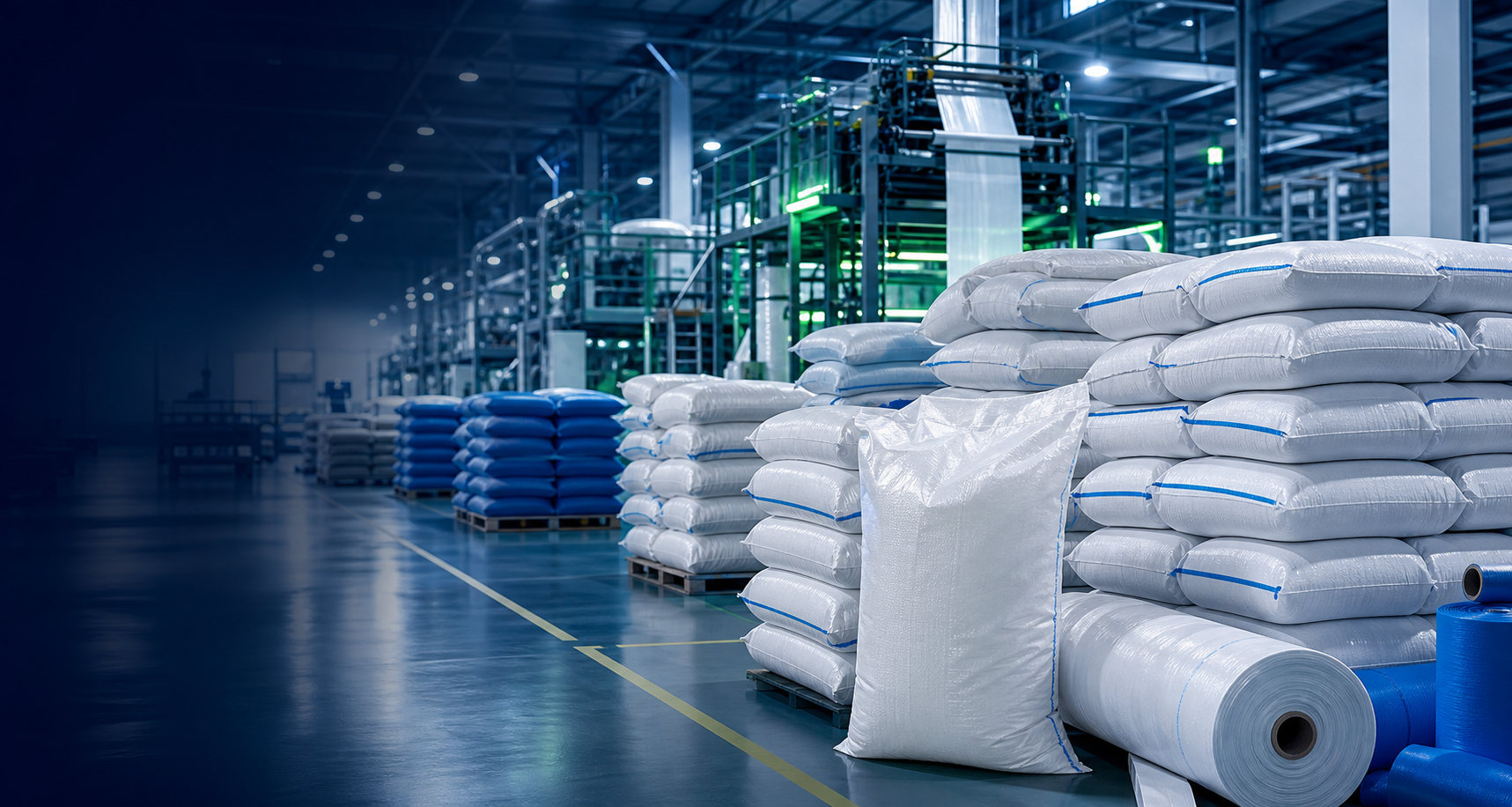 Premium PP woven bag factory and packaging stock